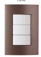 TAPA POLIMERO 3 MODULOS    FUME WDA58005